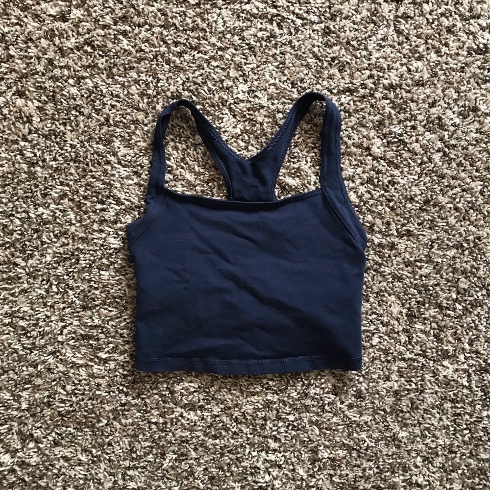 Lulu lemon Crop top w/ built in bra